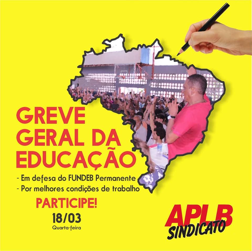 GREVE GERAL DA EDUCAÇÃO DIA 18 ESTÁ MANTIDA
