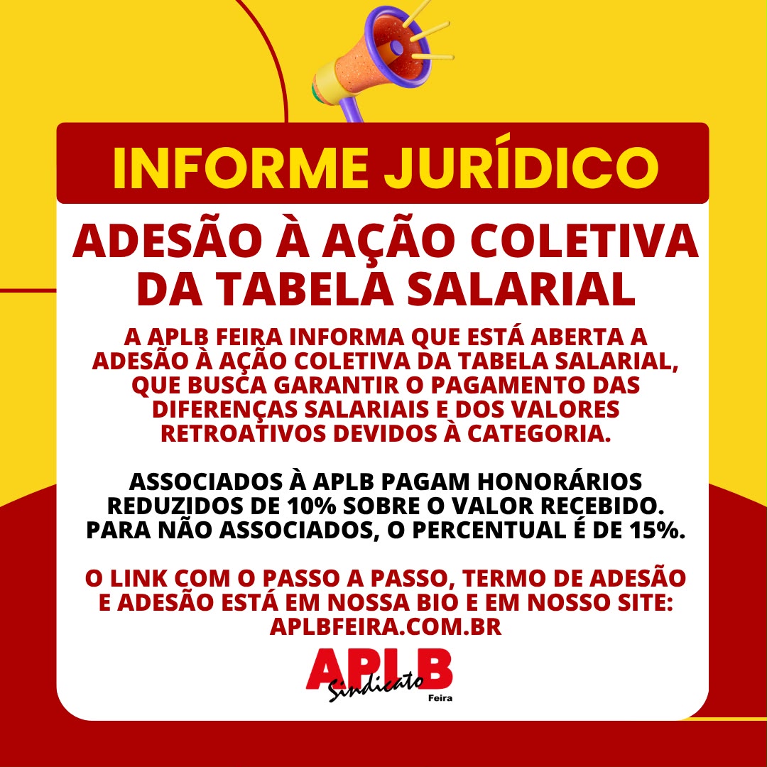 Adesão à Ação Coletiva da Tabela Salarial